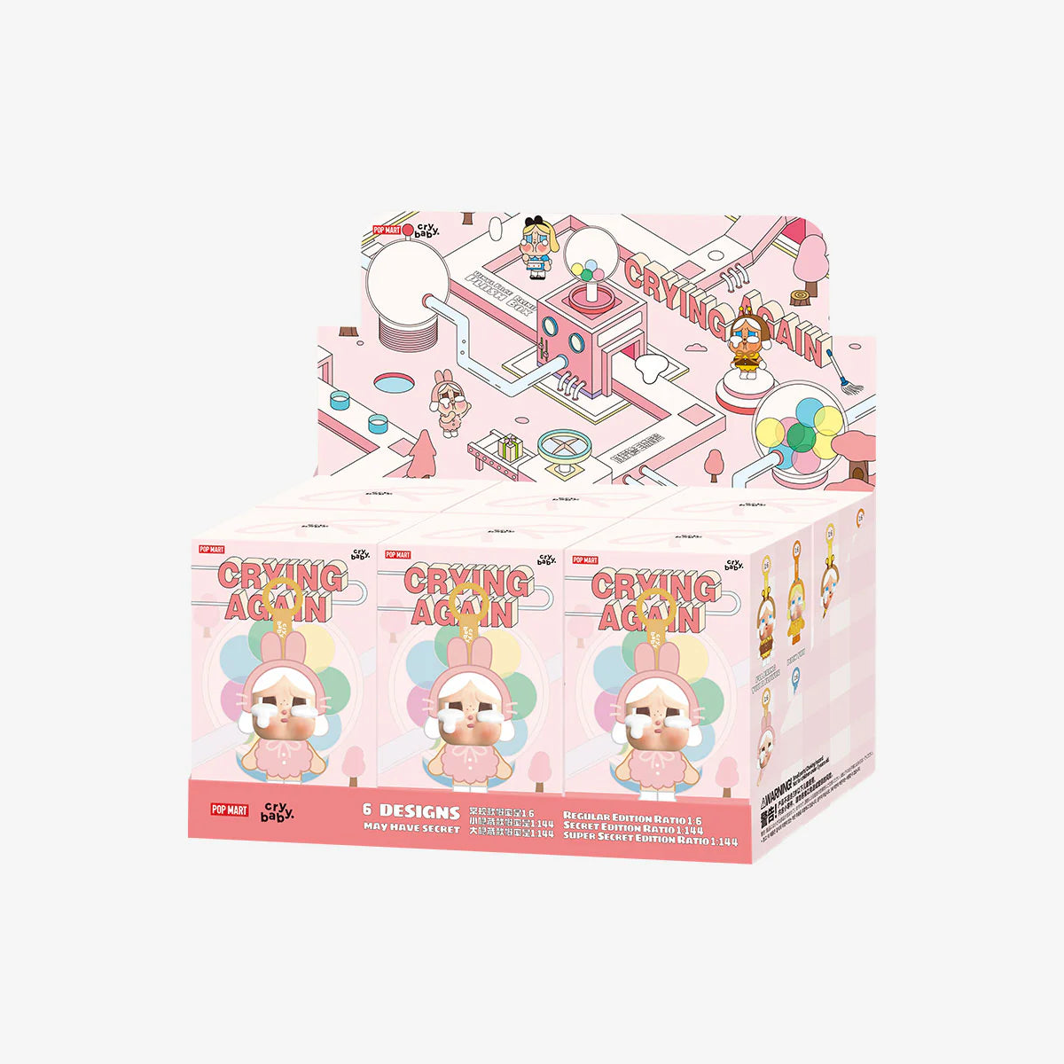 8. CRYBABY Crying Again Series-Vinyl Face Plush Blind Box