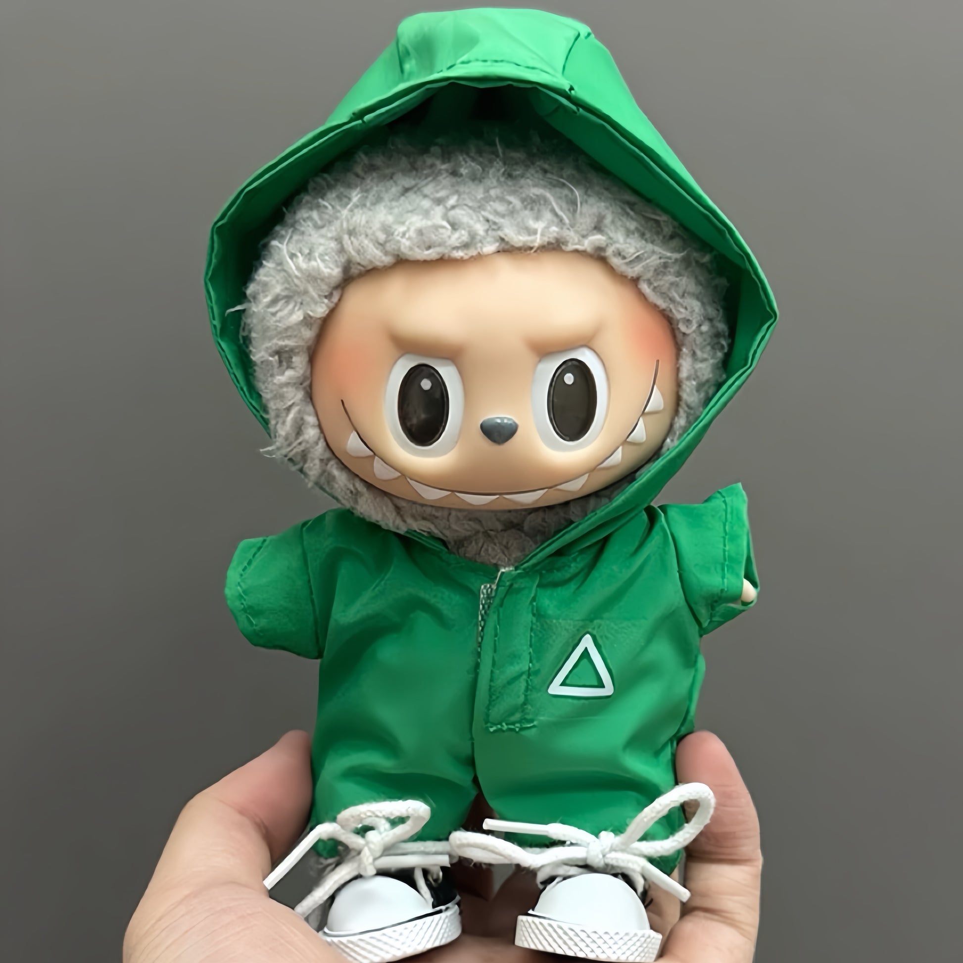 78. Plush Doll Replacing Clothes Jumpsuit Set - For Labubu Outfit - For Around 17cm Doll(No Dolls)