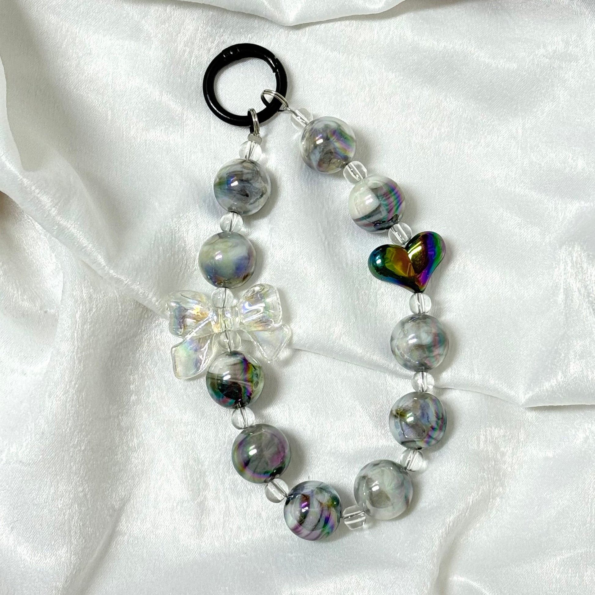 39. DIY Special Design Heart Pendant Keychain Gift - For Bags - For Dolls - For Car Accessories (No Doll)