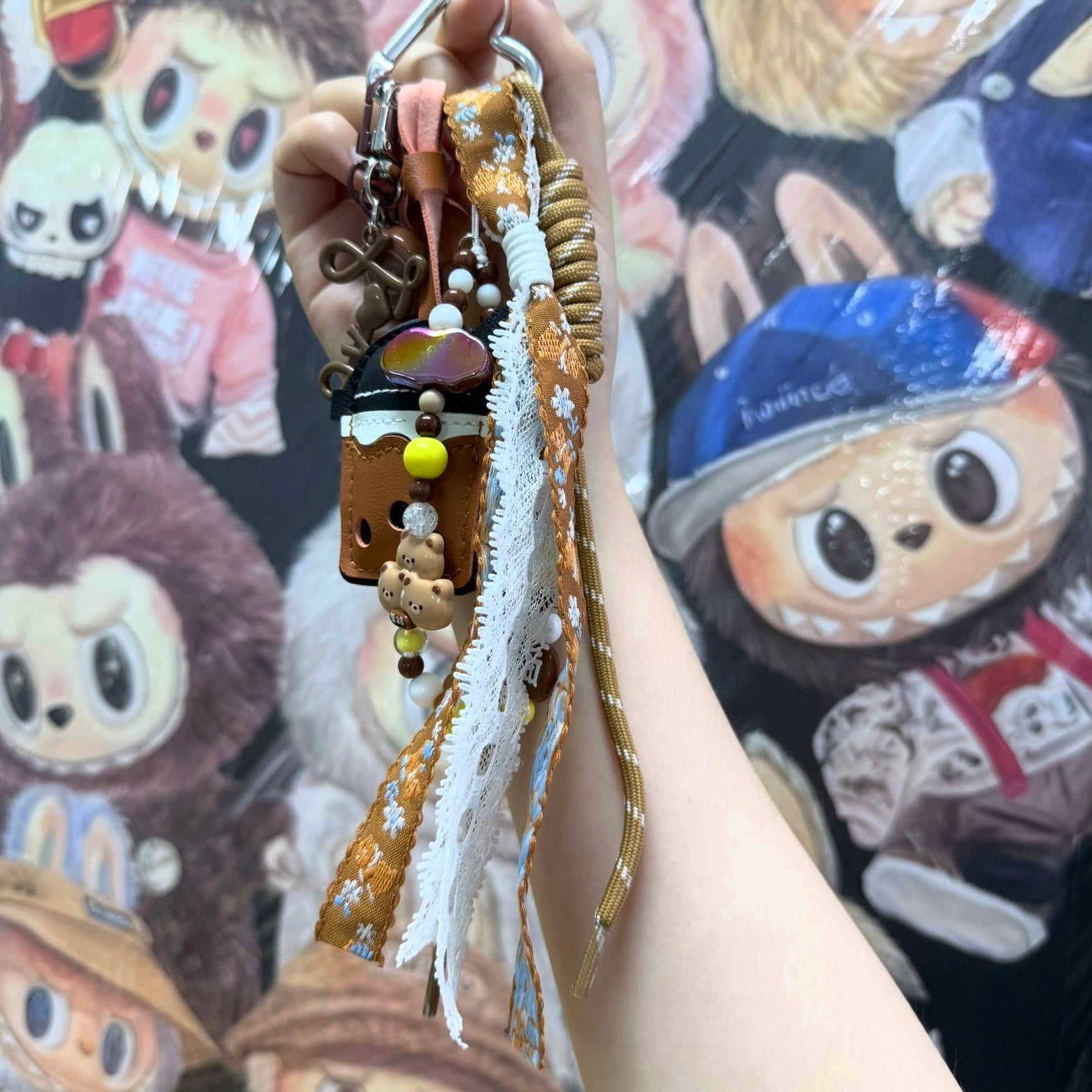 16. DIY Special Design Leather Pendant keychain Gift - For Bags - For Dolls  - For Car Accessories(No Doll)