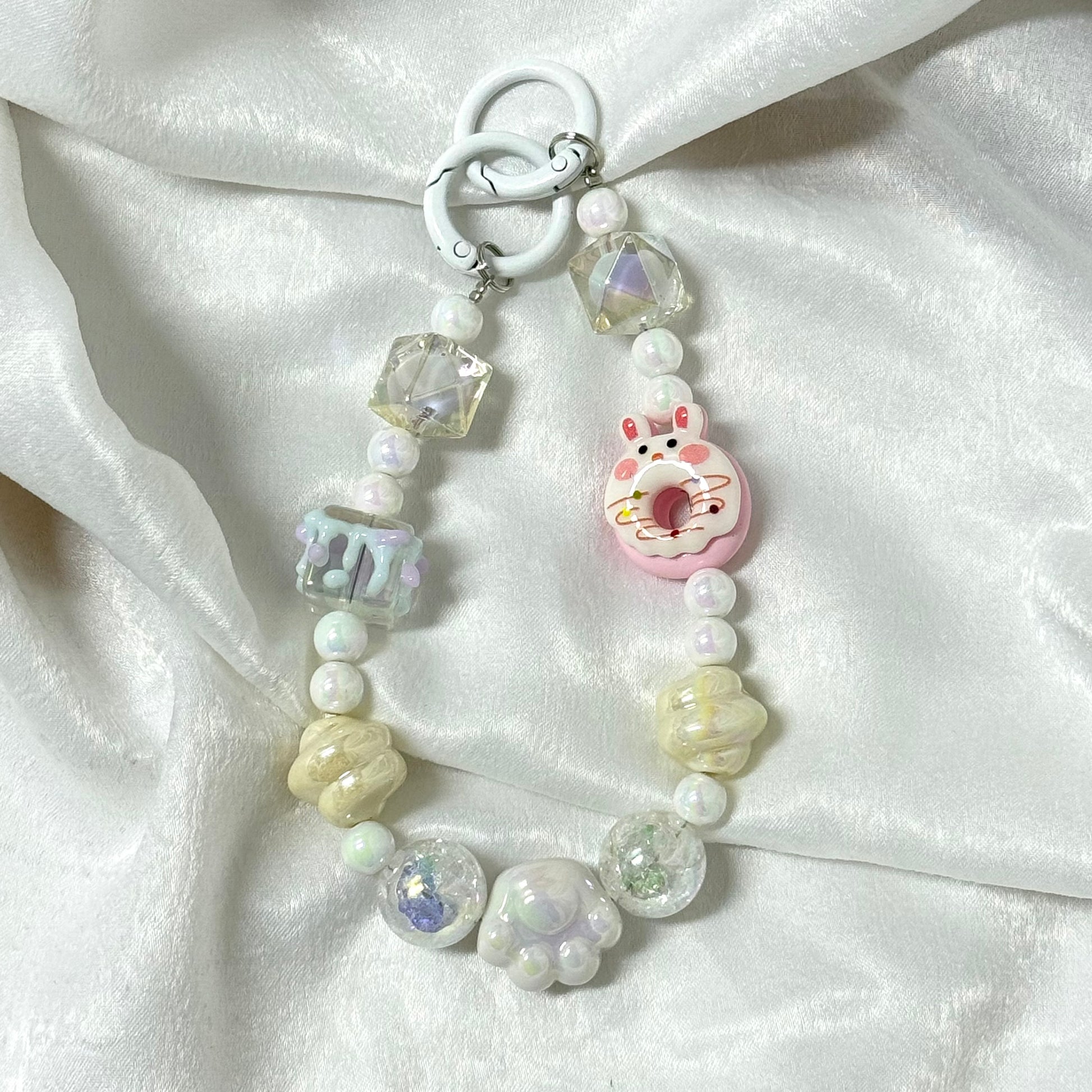 36. DIY Special Design Donut Pendant Keychain Gift - For Bags - For Dolls - For Car Accessories (No Doll)
