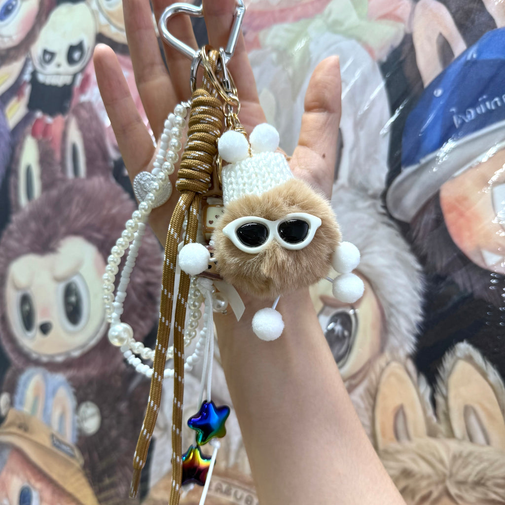 17. DIY Special Design Sunglasses Pendant keychain Gift - For Bags - For Dolls - For Car Accessories (No Doll)