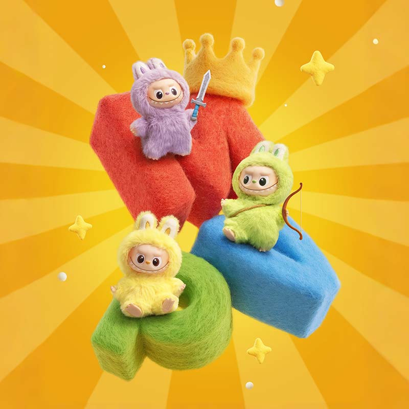 94. THE MONSTERS Pin for Love Series-Vinyl Plush Pendant