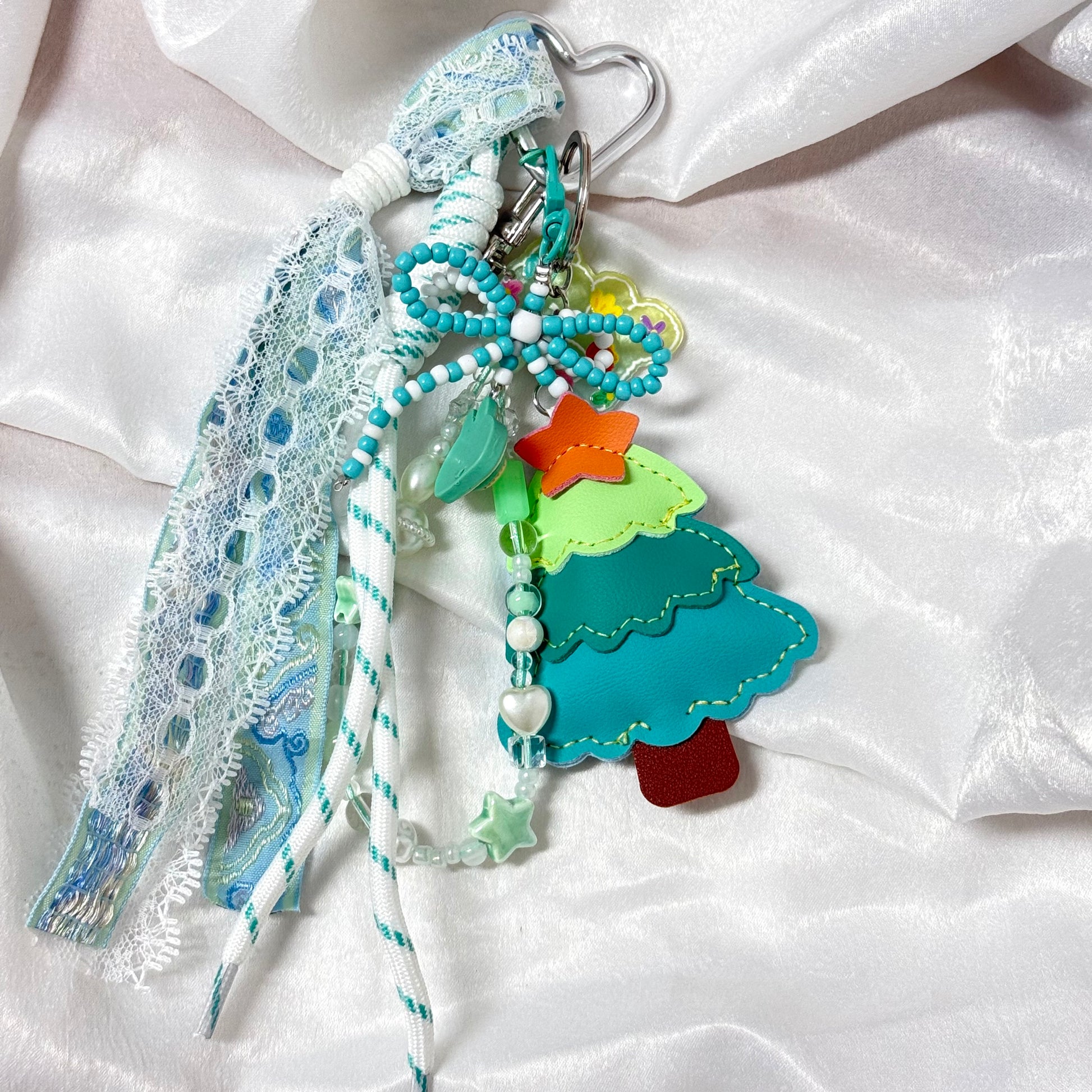 46. DIY Special Design Cartoon-tree Pendant Keychain Gift - For Bags - For Dolls - For Car Accessories (No Doll)