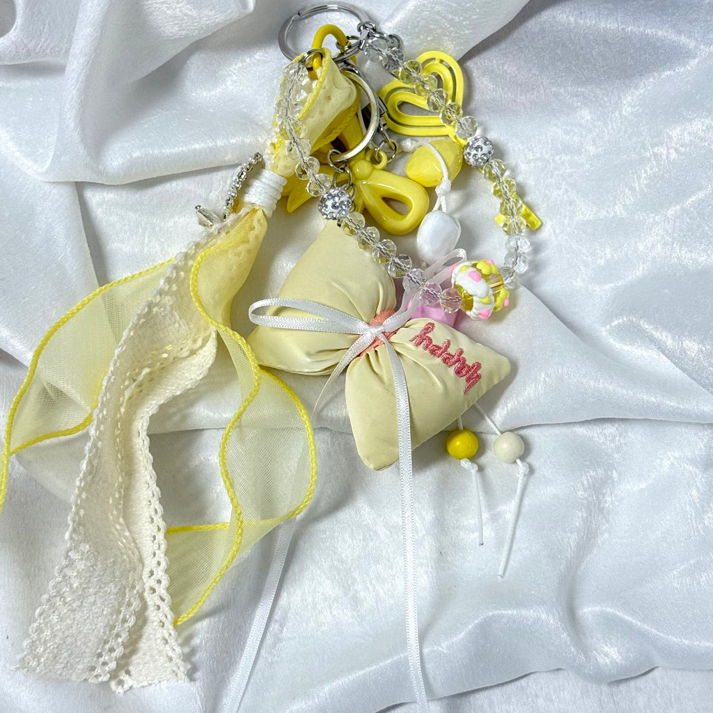 42. DIY Special Design Bow Pendant Keychain Gift - For Bags - For Dolls - For Car Accessories (No Doll)