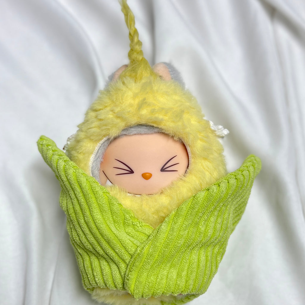 25. Plush Doll Replacing Clothes Set Corn - For Labubu Outfit - For Around 17cm Doll(No Dolls)