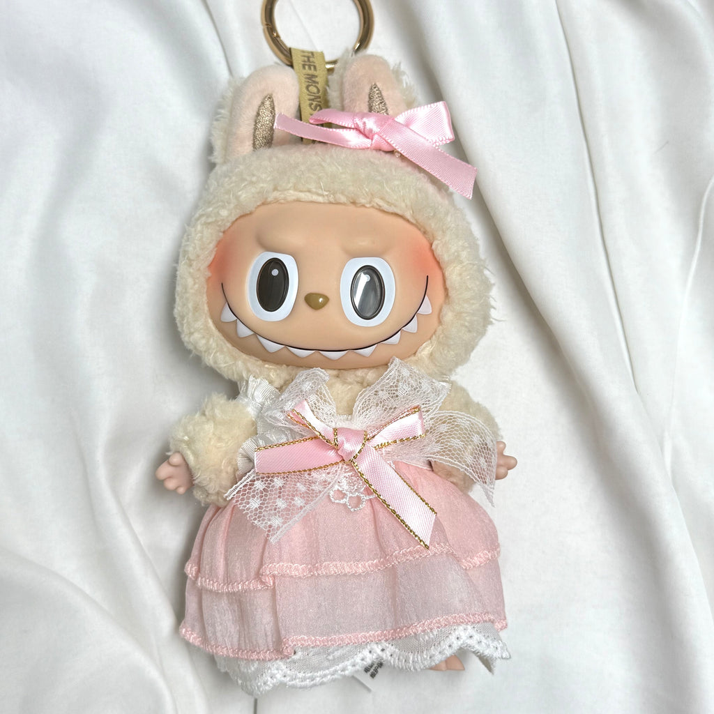 29. Plush Doll Replacing Clothes Skirt Set - For Labubu Outfit - For Around 17cm Doll(No Dolls)