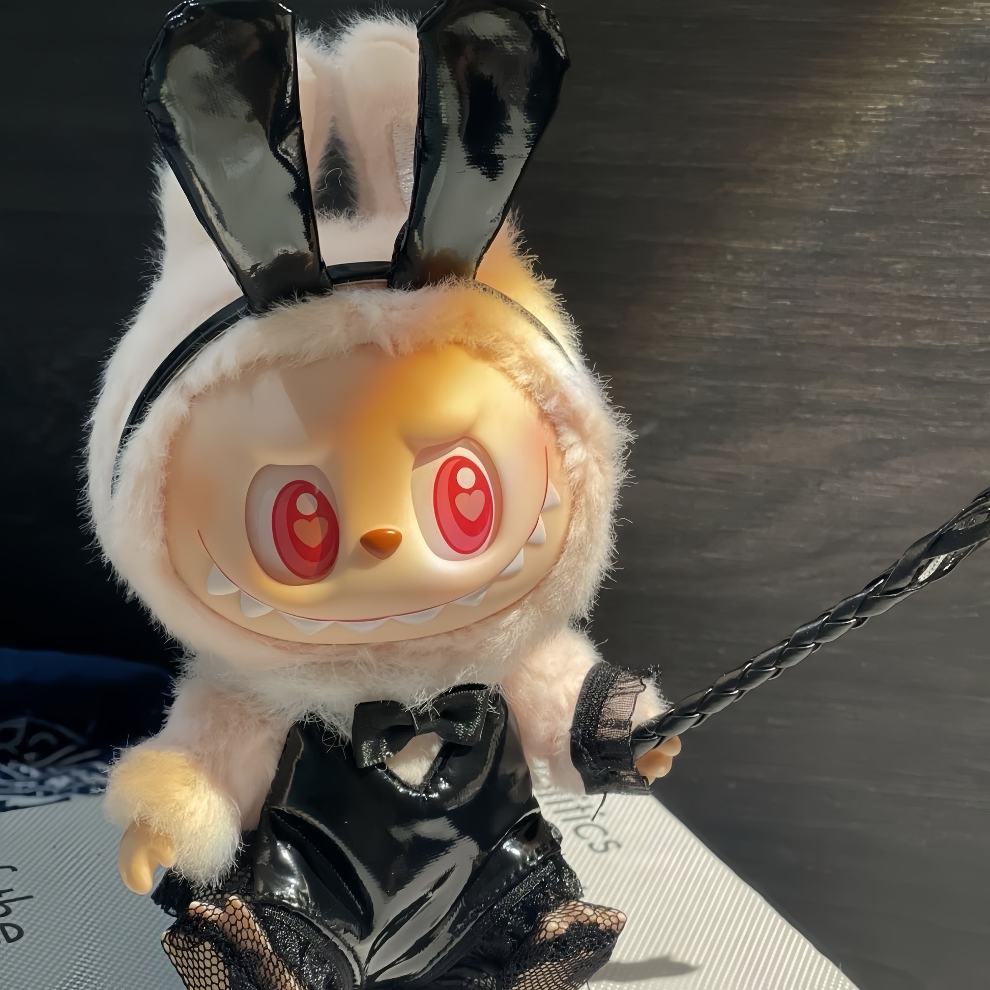 60. Plush Doll Replacing Clothes Sexy-rabbit Set - For Labubu Outfit - For Around 17cm Doll(No Dolls)