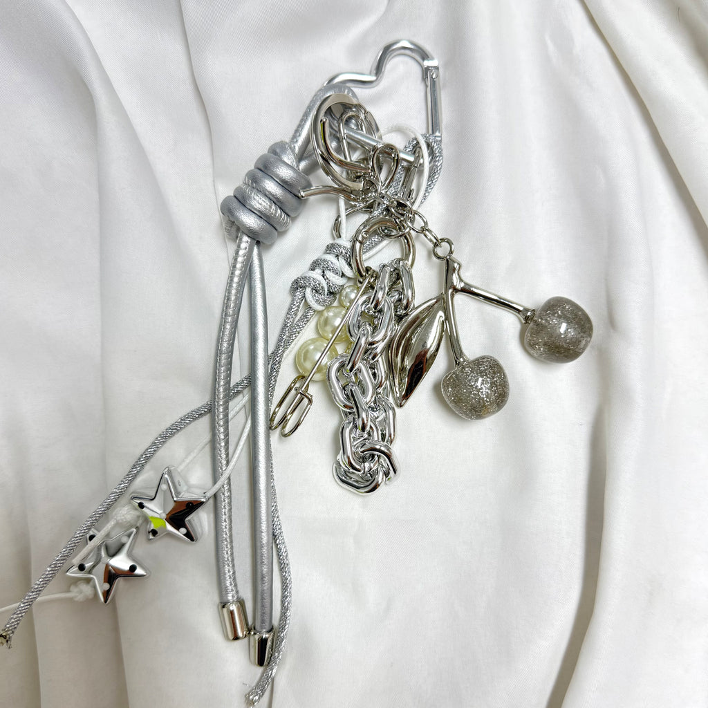 24. DIY Special Design Cherry Pendant keychain Gift - For Bags - For Dolls - For Car Accessories (No Doll)