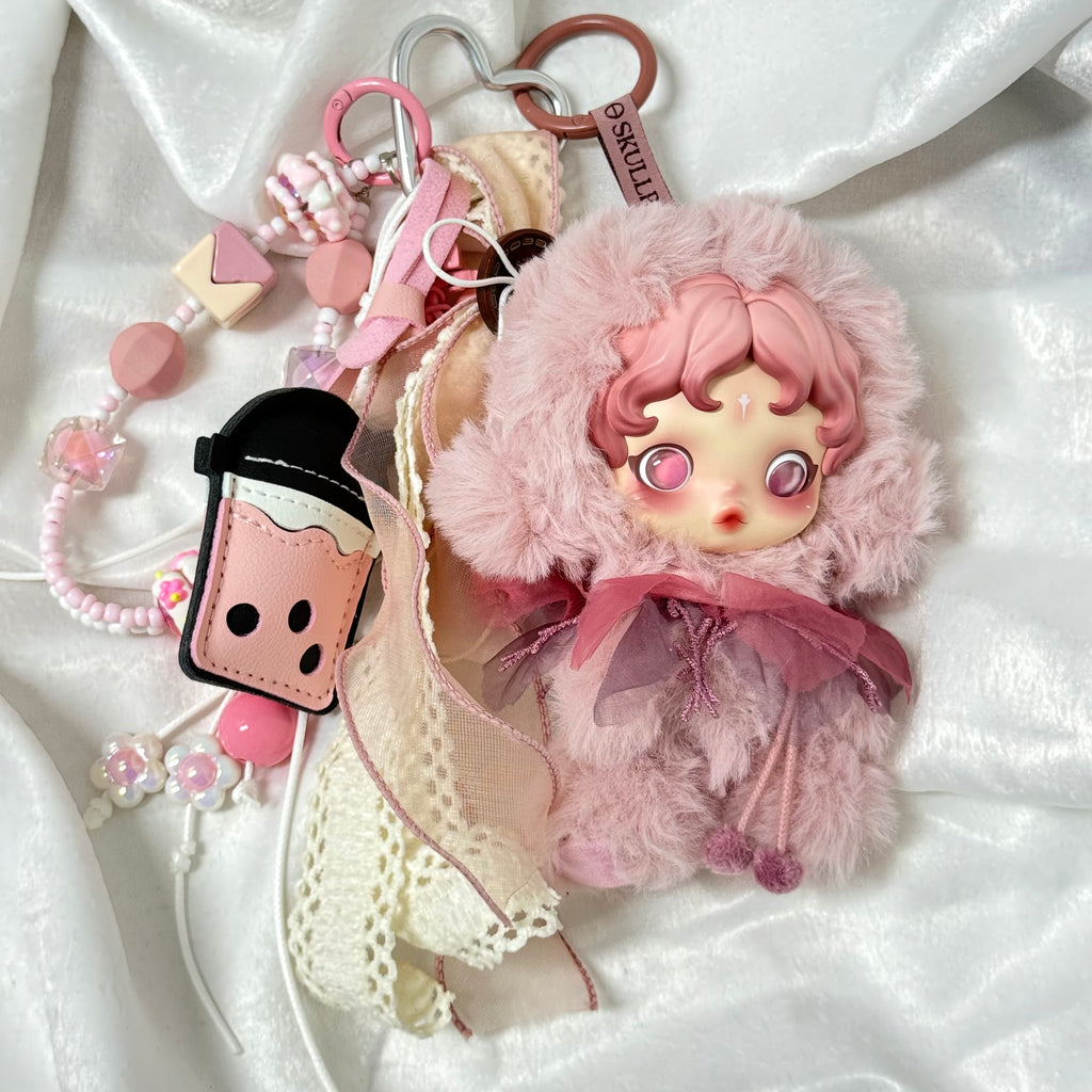 50. DIY Special Design Drink-bottle Pendant Keychain Gift - For Bags - For Dolls - For Car Accessories (No Doll)