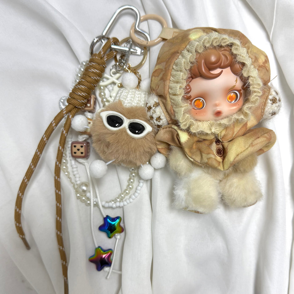 17. DIY Special Design Sunglasses Pendant keychain Gift - For Bags - For Dolls - For Car Accessories (No Doll)