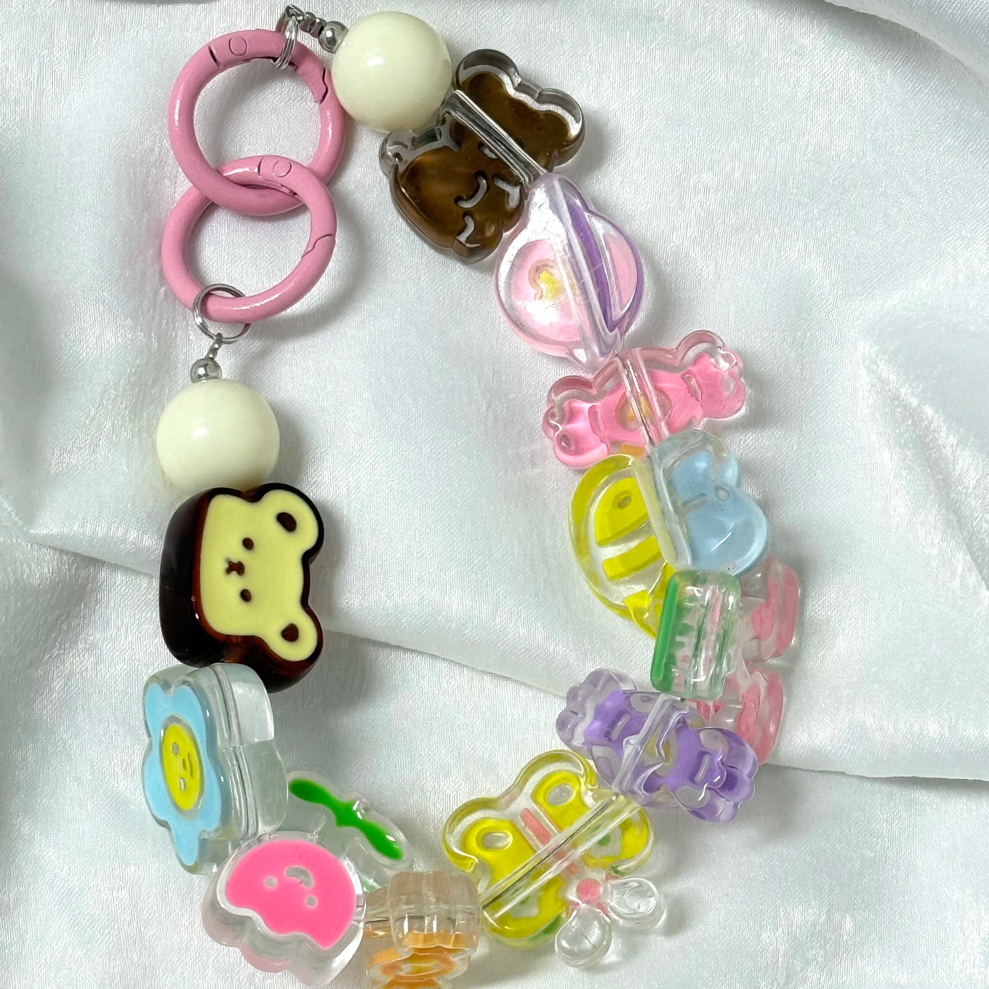 33. DIY Special Design Colored Acrylic Pendant keychain Gift - For Bags - For Dolls - For Car Accessories (No Doll)