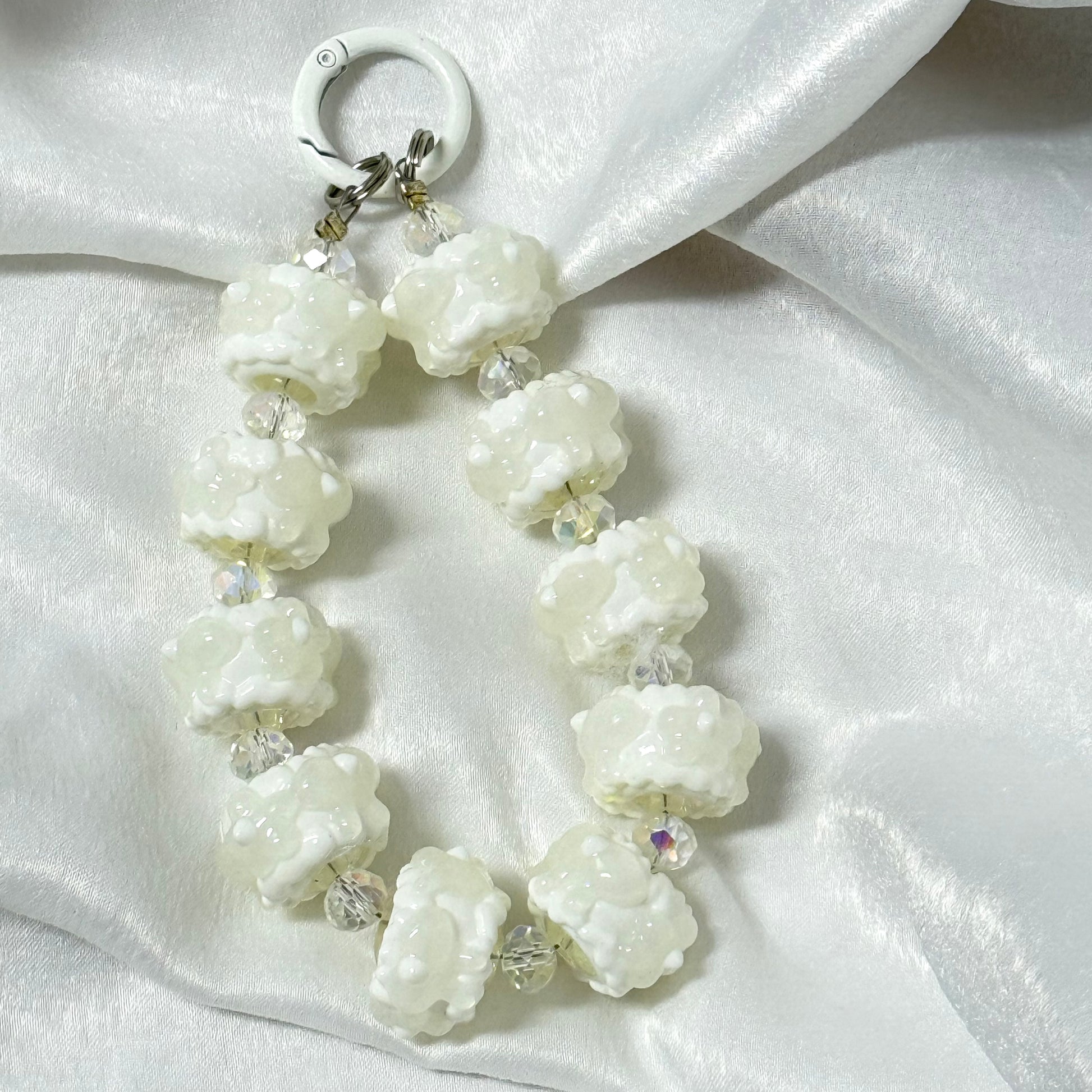 37. DIY Special Design Crystal-cream Pendant Keychain Gift - For Bags - For Dolls - For Car Accessories (No Doll)