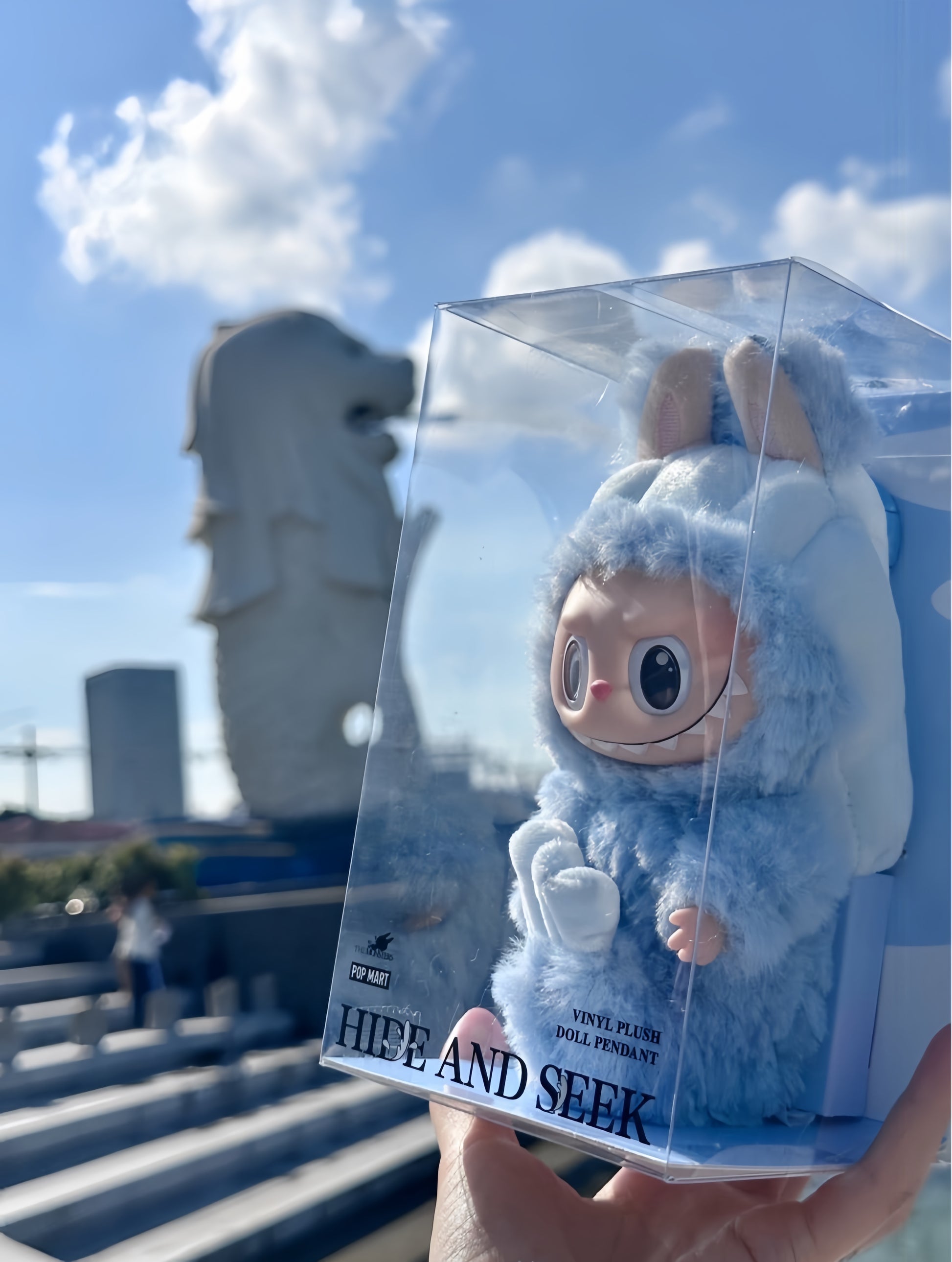 114. LABUBU Hide and Seek in Singapore Series-Vinyl Plush Doll Pendant, Limited Edition