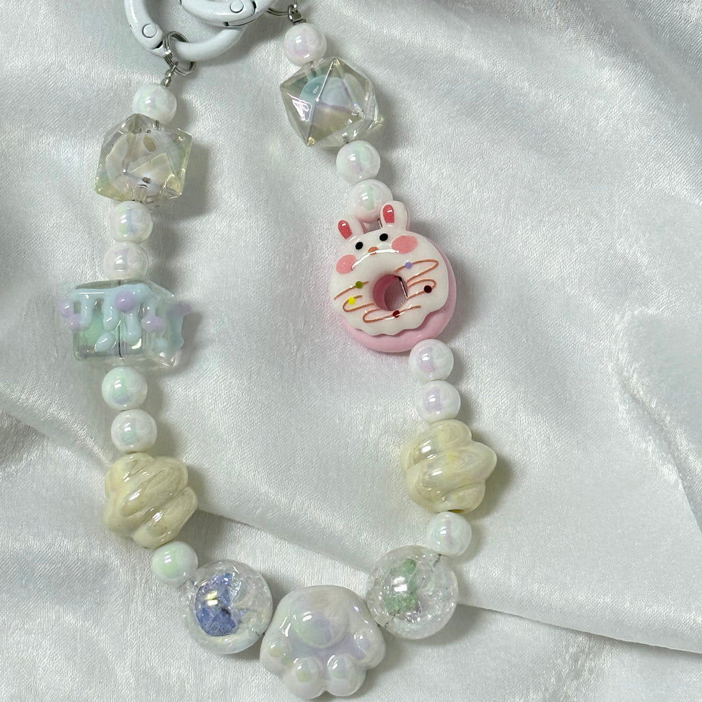 36. DIY Special Design Donut Pendant Keychain Gift - For Bags - For Dolls - For Car Accessories (No Doll)