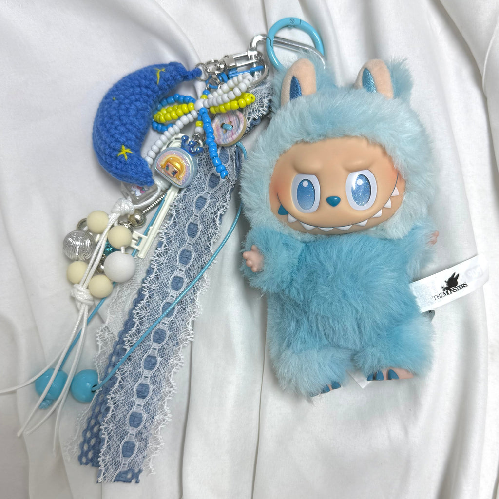 18. DIY Special Design Moon Pendant keychain Gift - For Bags - For Dolls - For Car Accessories (No Doll)