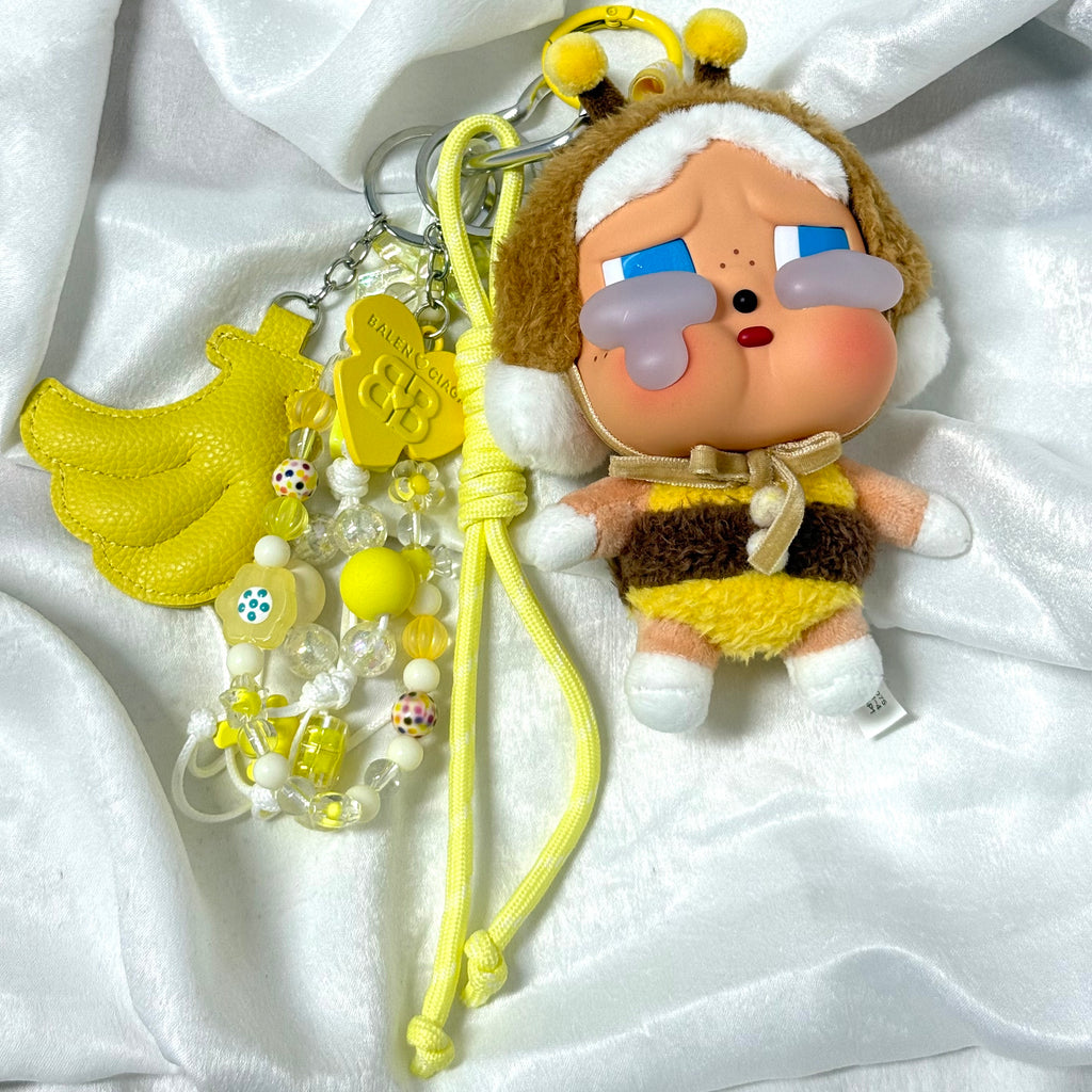 49. DIY Special Design Banana Pendant Keychain Gift - For Bags - For Dolls - For Car Accessories (No Doll)