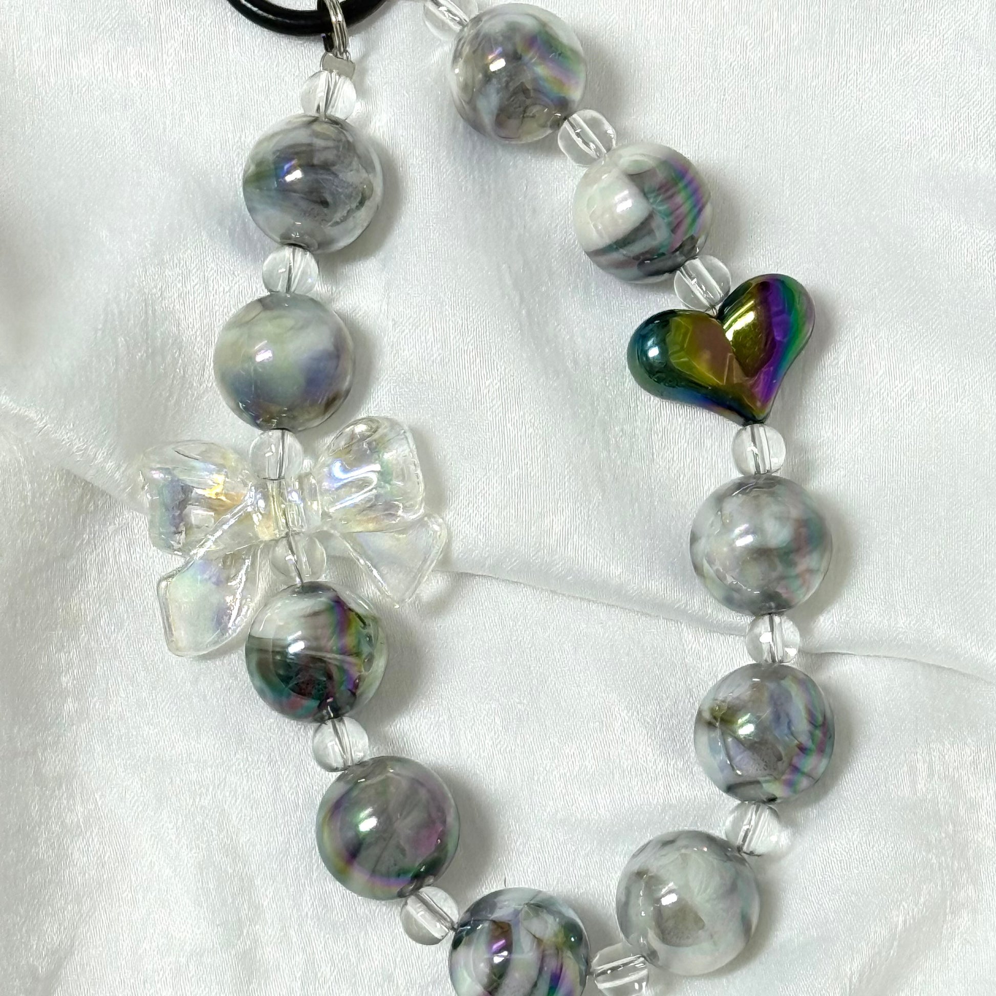 39. DIY Special Design Heart Pendant Keychain Gift - For Bags - For Dolls - For Car Accessories (No Doll)