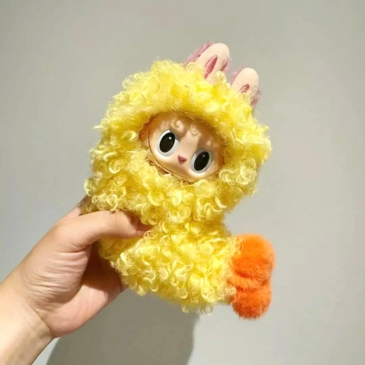 26. Plush Doll Replacing Clothes Shrimp Set - For Labubu Outfit - For Around 17cm Doll(No Dolls)