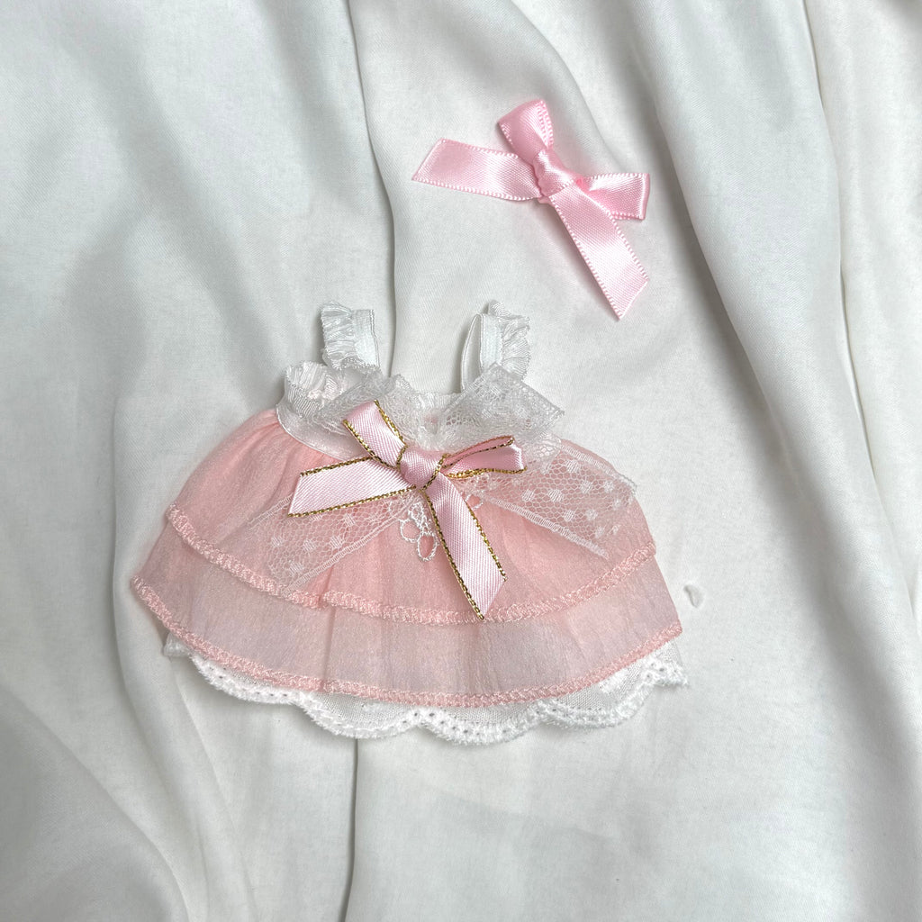 29. Plush Doll Replacing Clothes Skirt Set - For Labubu Outfit - For Around 17cm Doll(No Dolls)