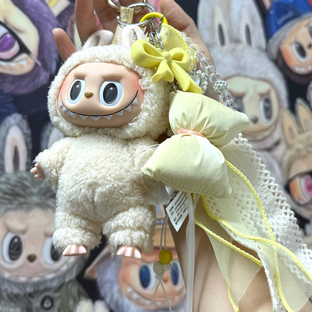 42. DIY Special Design Bow Pendant Keychain Gift - For Bags - For Dolls - For Car Accessories (No Doll)