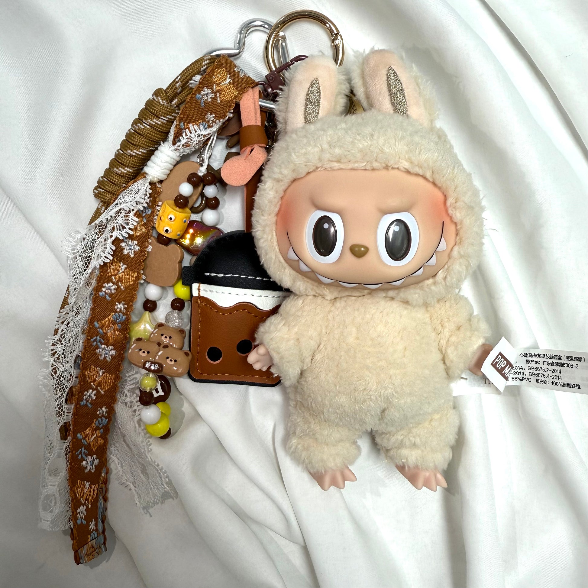 16. DIY Special Design Leather Pendant keychain Gift - For Bags - For Dolls  - For Car Accessories(No Doll)