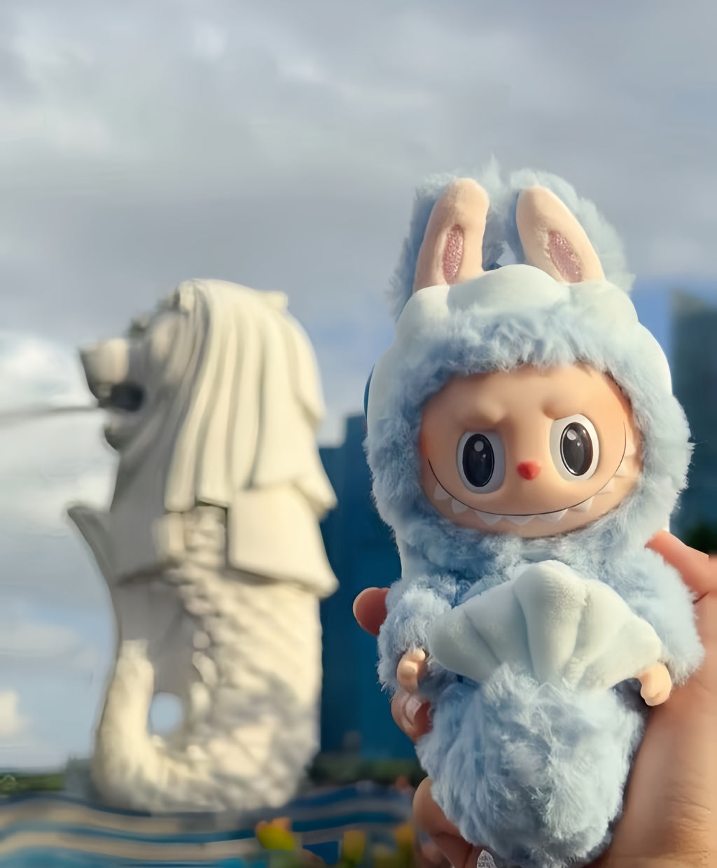 114. LABUBU Hide and Seek in Singapore Series-Vinyl Plush Doll Pendant, Limited Edition