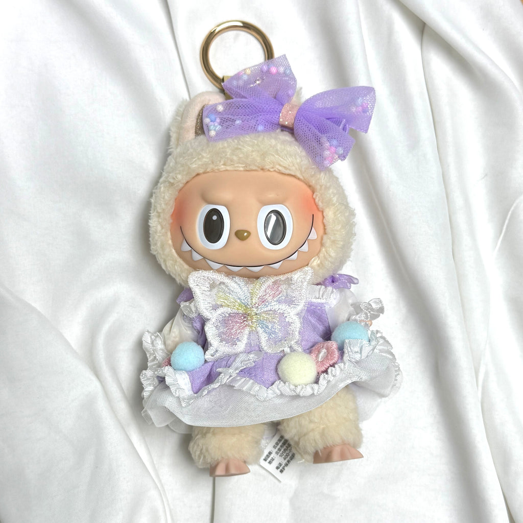 28. Plush Doll Replacing Clothes Skirt Set - For Labubu Outfit - For Around 17cm Doll(No Dolls)