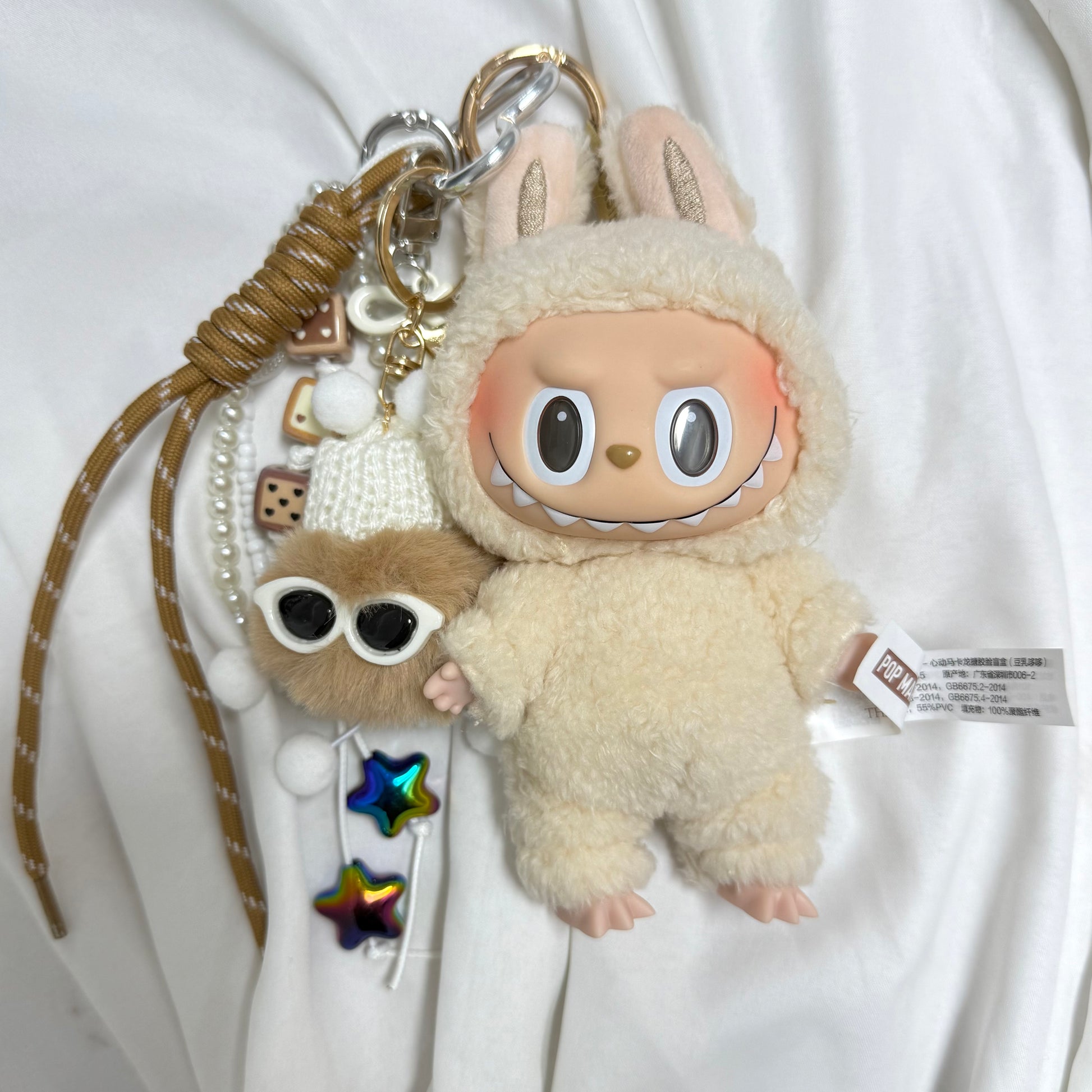 17. DIY Special Design Sunglasses Pendant keychain Gift - For Bags - For Dolls - For Car Accessories (No Doll)