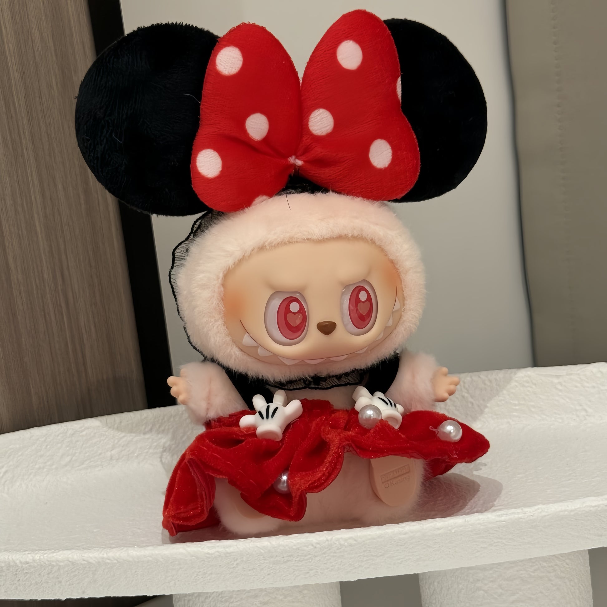 56. Plush Doll Replacing Clothes Couple Set - For Labubu Outfit - For Around 17cm Doll(No Dolls)