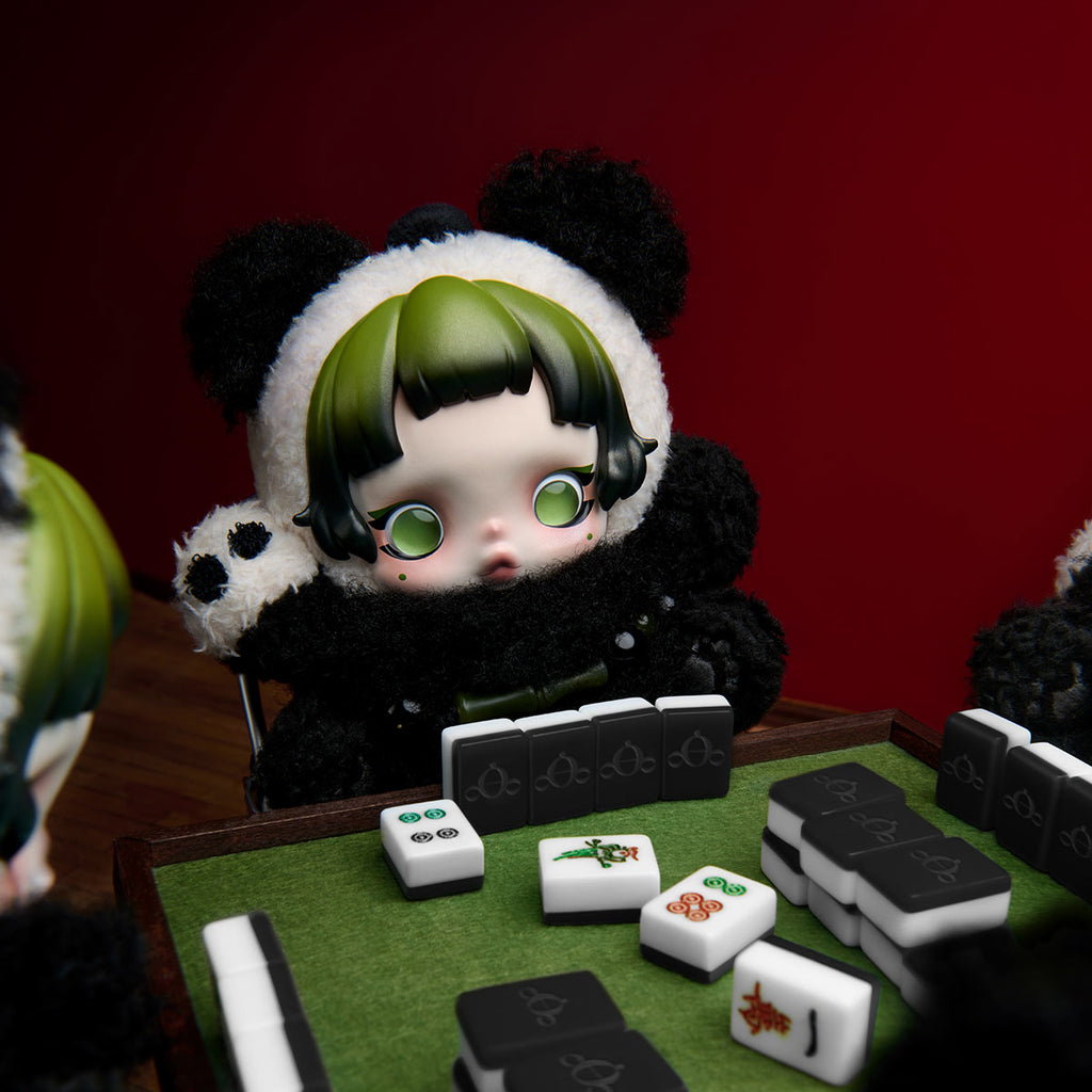 93. SKULLPANDA Lazy Panda Plush Doll Pendant