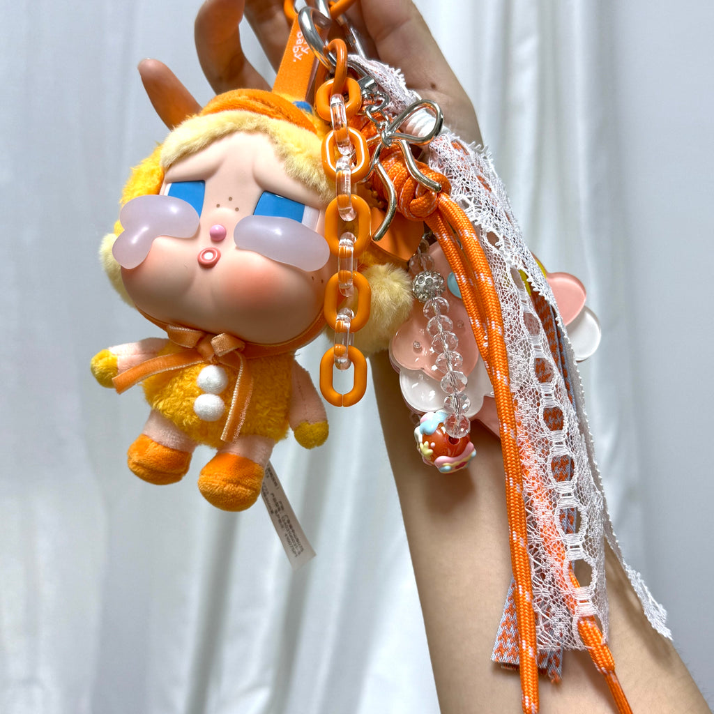 43. DIY Special Design Ice-cream Pendant Keychain Gift - For Bags - For Dolls - For Car Accessories (No Doll)