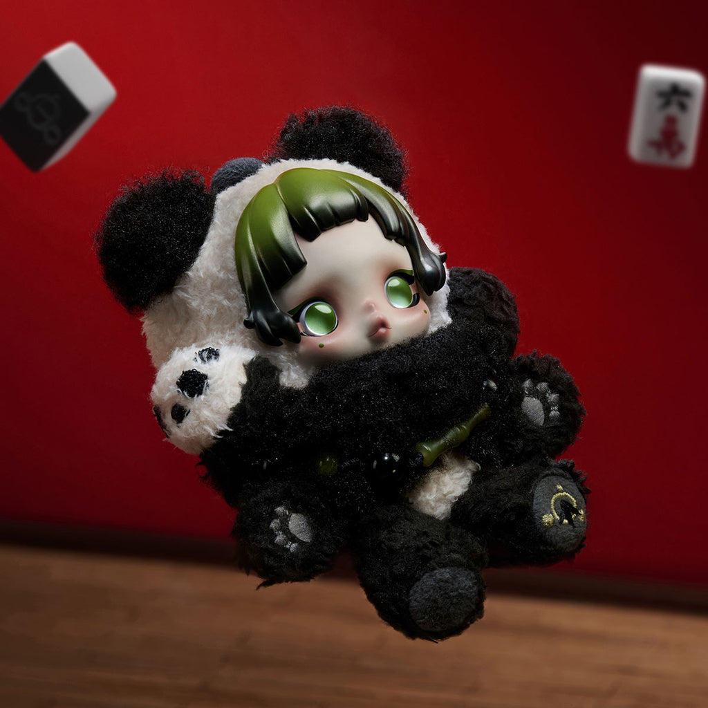 93. SKULLPANDA Lazy Panda Plush Doll Pendant