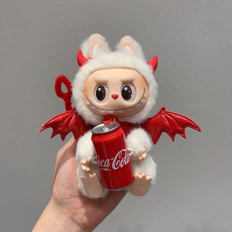 54. Plush Doll Replacing Clothes Devil Wing Set - For Labubu Outfit - For Around 17cm Doll(No Dolls)