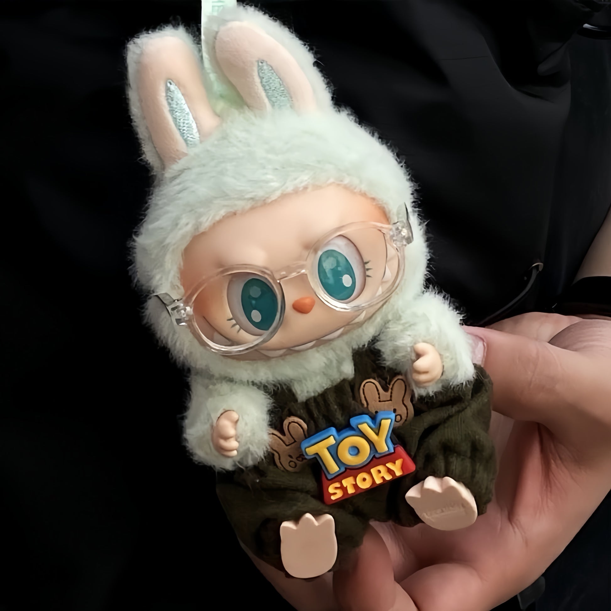 67. Plush Doll Replacing Clothes Casual-overall Set - For Labubu Outfit - For Around 17cm Doll(No Dolls)