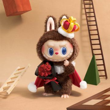 100. The Monsters Labubu Let's Checkmate Series The King Vinyl Plush Doll