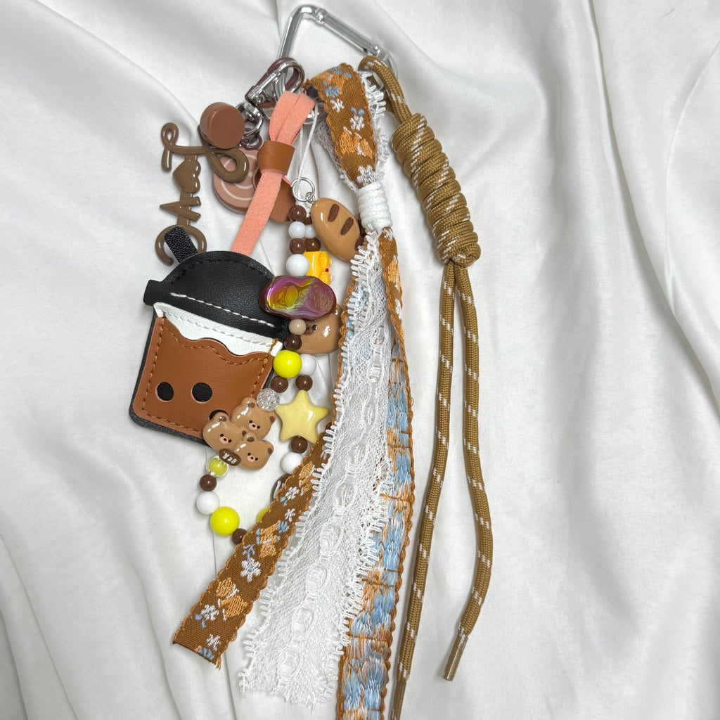 16. DIY Special Design Leather Pendant keychain Gift - For Bags - For Dolls  - For Car Accessories(No Doll)