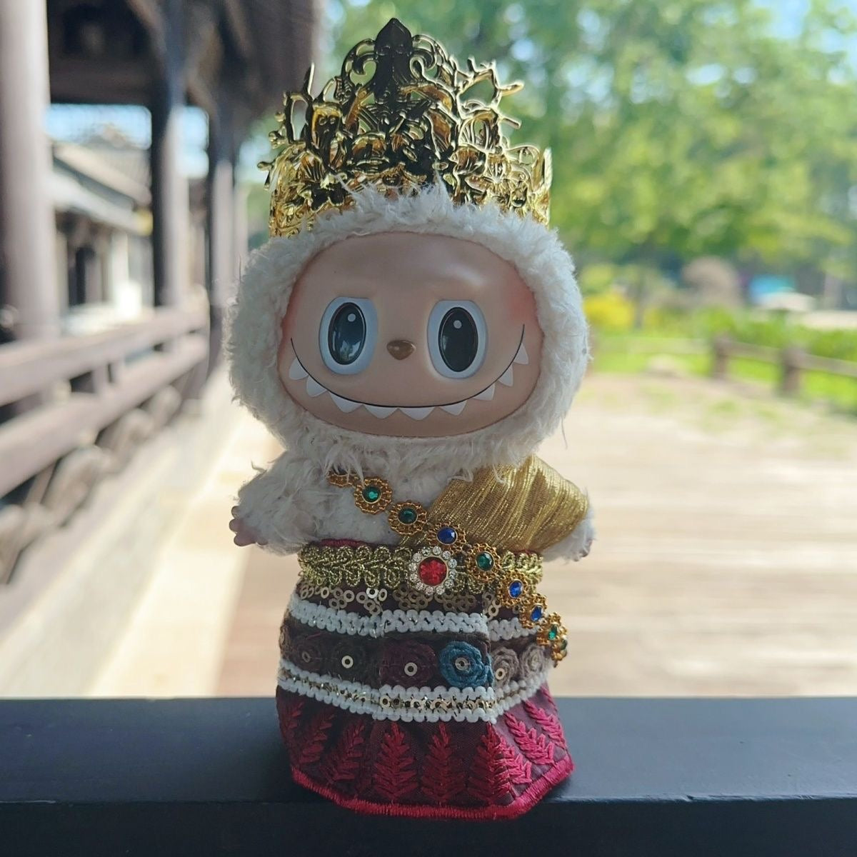 59. Plush Doll Replacing Clothes Thai-skirt Set - For Labubu Outfit - For Around 17cm Doll(No Dolls)