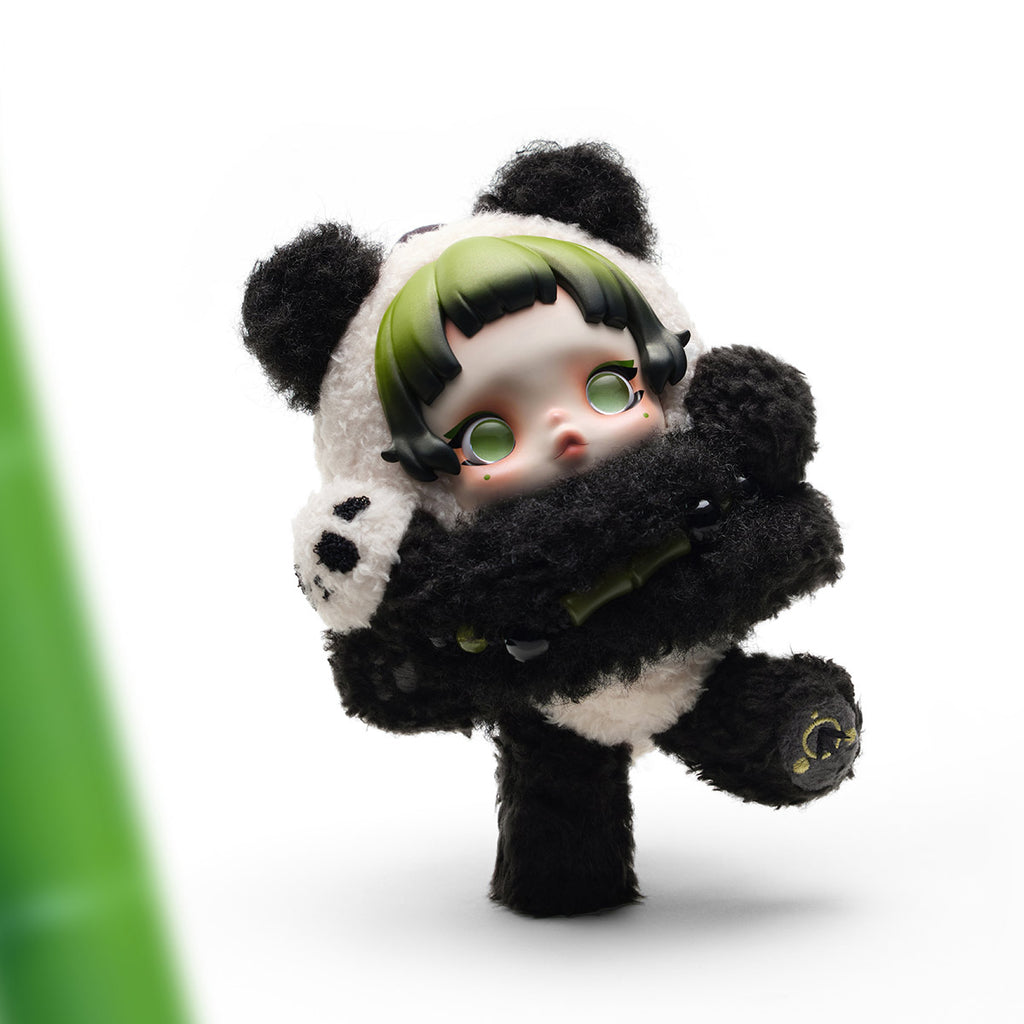 93. SKULLPANDA Lazy Panda Plush Doll Pendant