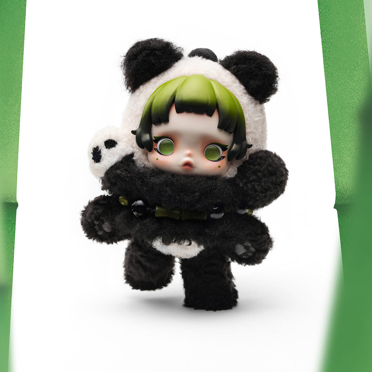 93. SKULLPANDA Lazy Panda Plush Doll Pendant